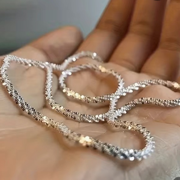 ❗️FIRM Price Closing❗️White Gold Plated Galaxy Chain Necklace - Picture 6 of 6